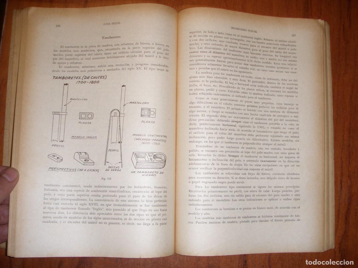 Libros de segunda mano: MODELISMO NAVAL LUIS SEGAL CON SUS DOS PLANOS - Foto 5