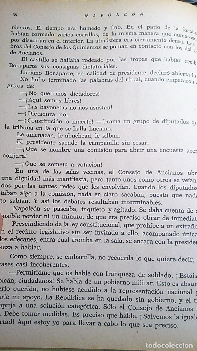 Libros de segunda mano: &rdquo;NAPOLEON&rdquo;. MARCEL D ISARD`.EDIT&Oacute; BRUGUERA.1969 - Foto 10