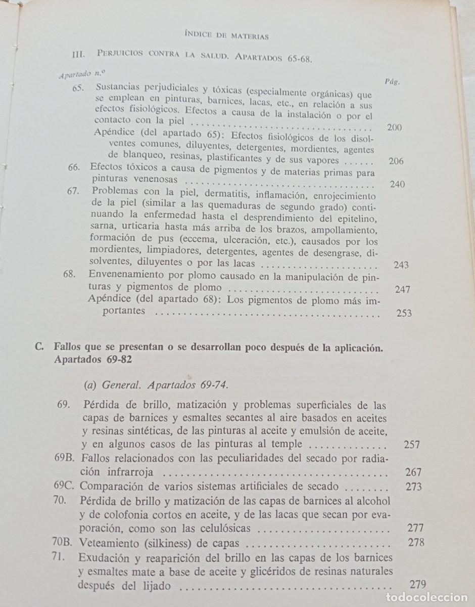 Libros de segunda mano: DEFECTOS DE LAS CAPAS DE PINTURA, CAUSAS Y REMEDIOS - Foto 10