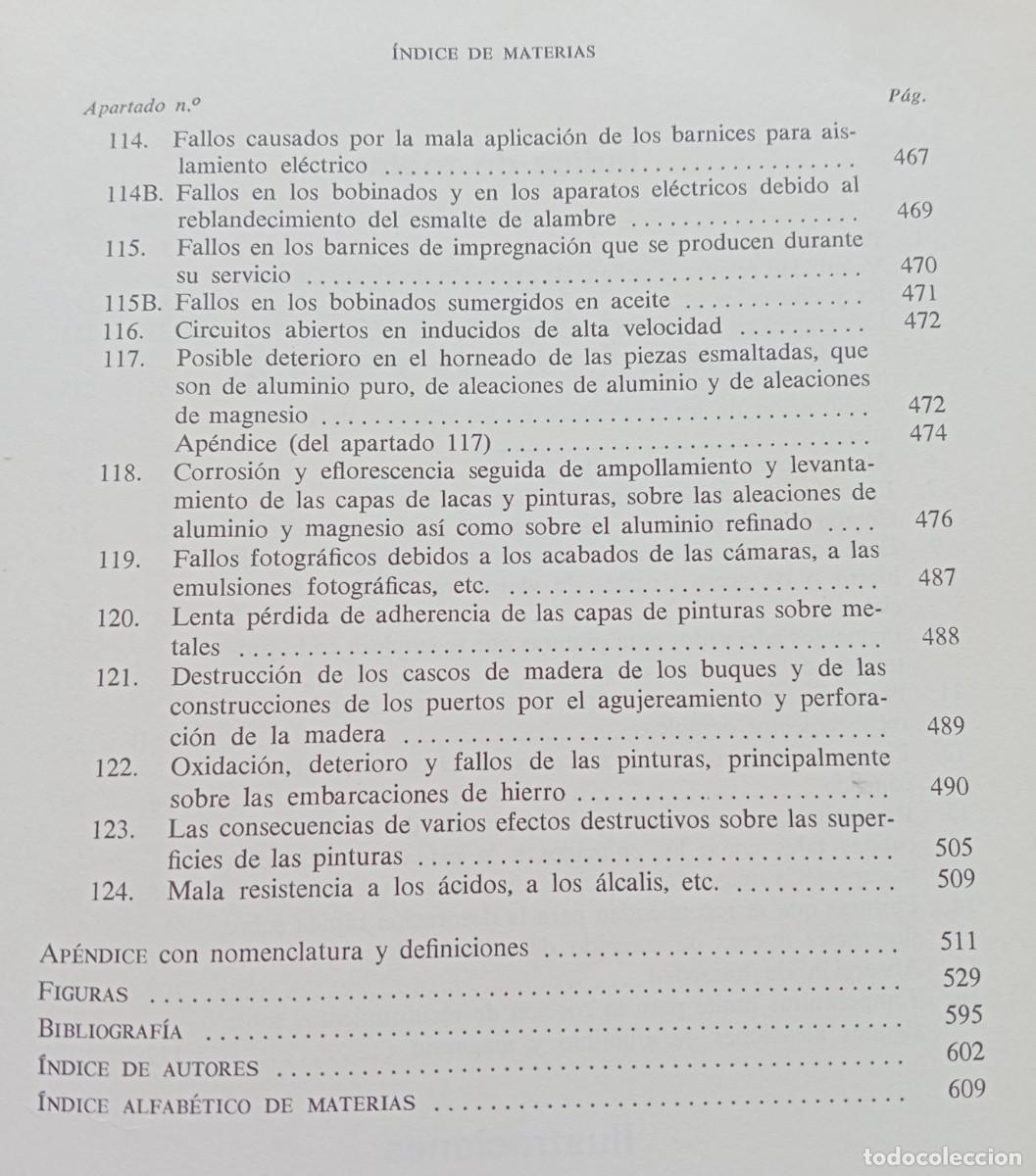 Libros de segunda mano: DEFECTOS DE LAS CAPAS DE PINTURA, CAUSAS Y REMEDIOS - Foto 14