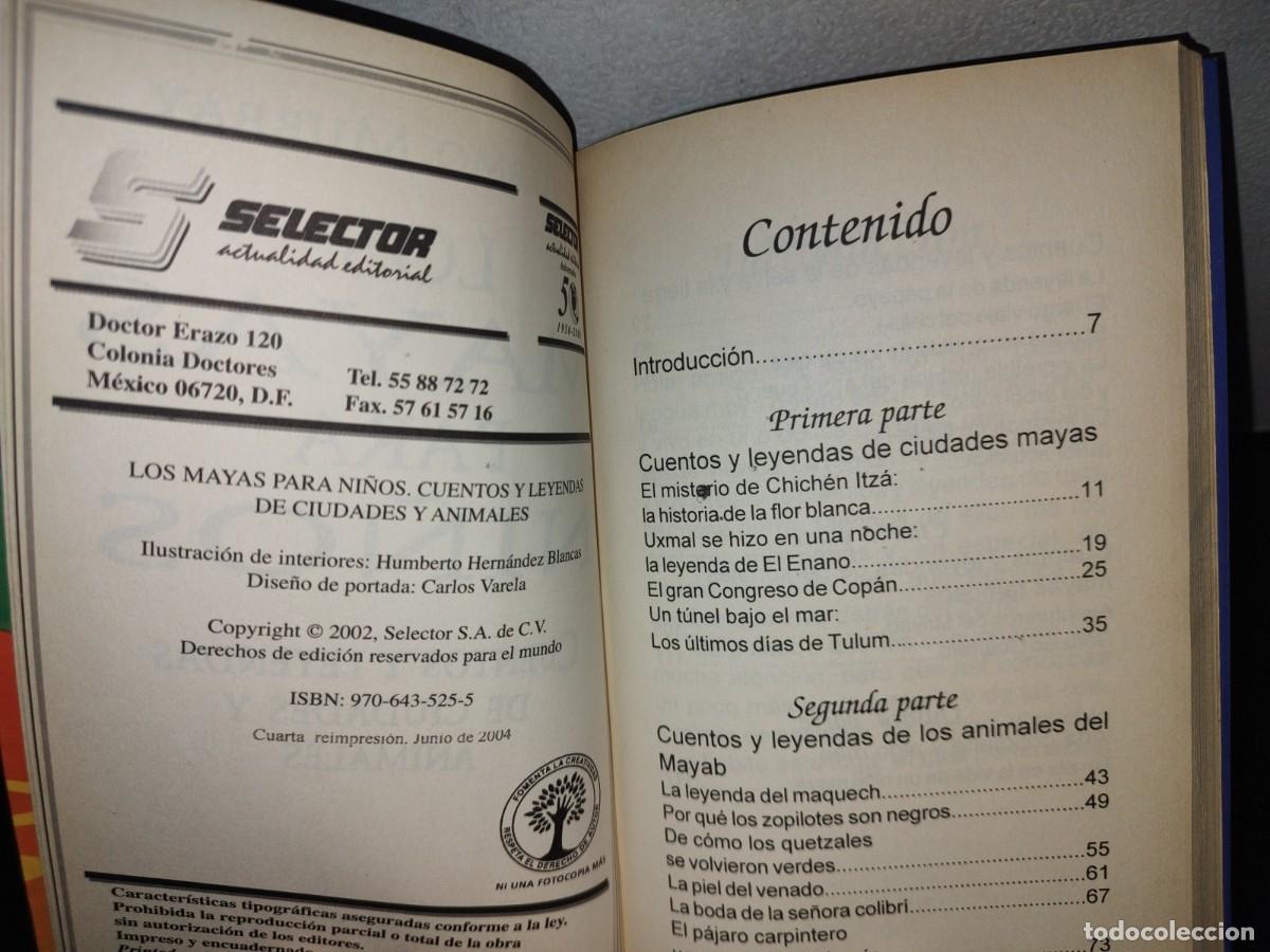 Libros de segunda mano: 207- Los Mayas Para Ni&ntilde;os - Guillermo Murray - Editorial Selector 2002 - Foto 5