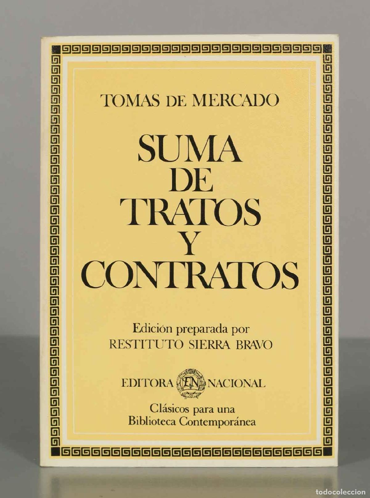 Libros de segunda mano: SUMA DE TRATOS Y CONTRATOS. TOMAS DE MERCADO - Foto 1