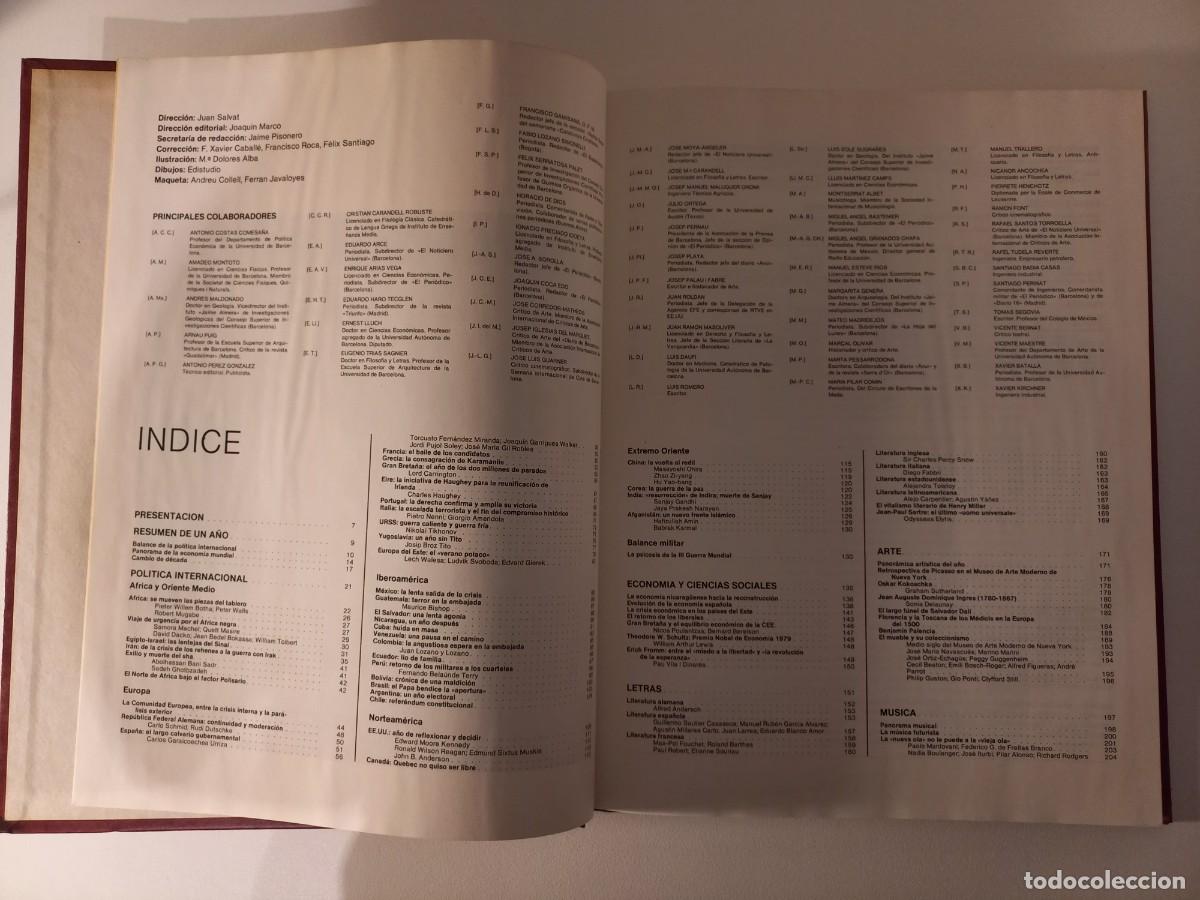 Libros de segunda mano: EL LIBRO DEL A&Ntilde;O 1980. SALVAT EDITORES - Foto 5