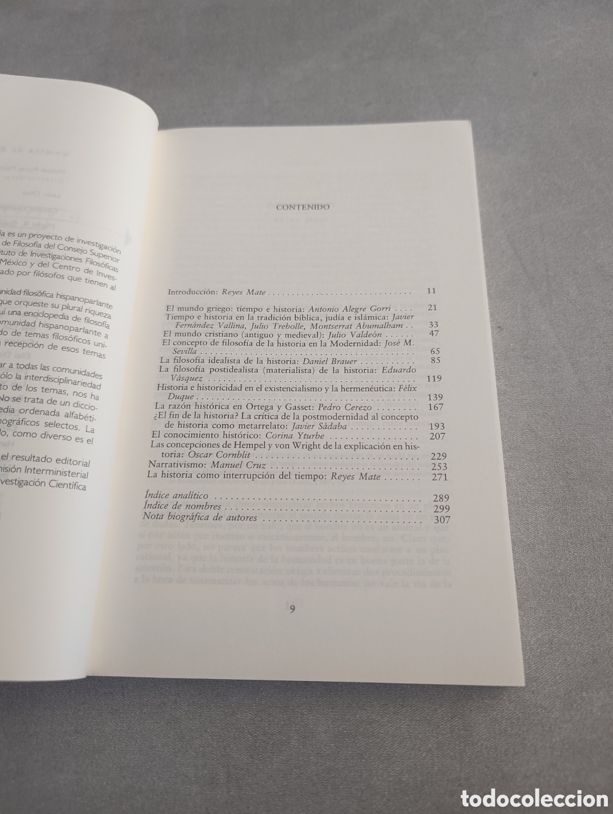 Libros de segunda mano: Filosof&iacute;a de la historia. Reyes Mate. - Foto 4