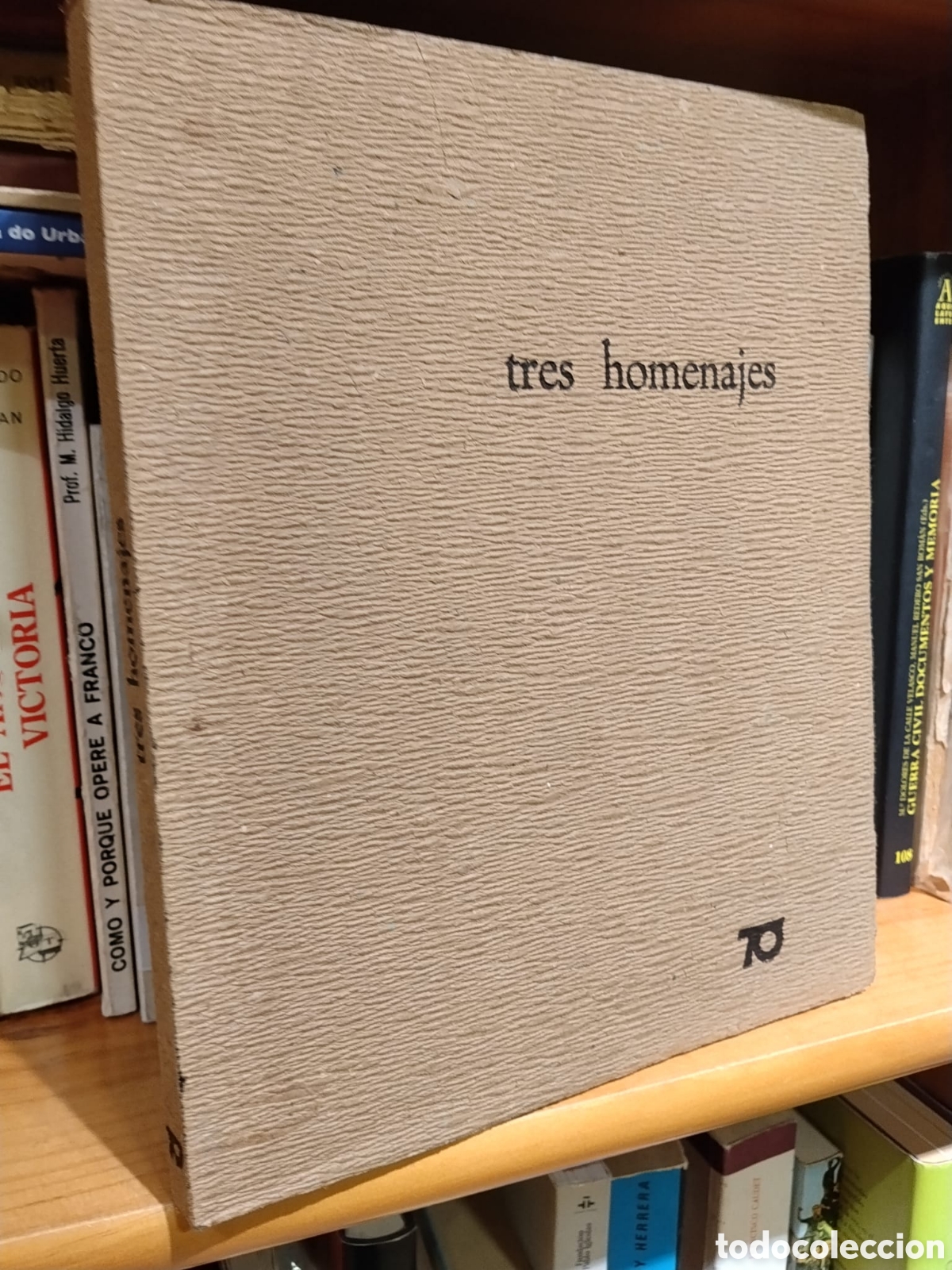 Second hand books: Tres homenajes (Arte)