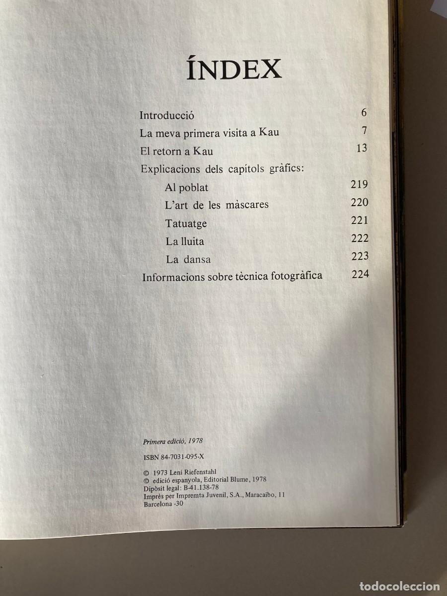Libros de segunda mano: Els Nuba de Kau. Leni Riefenstahl - Foto 5