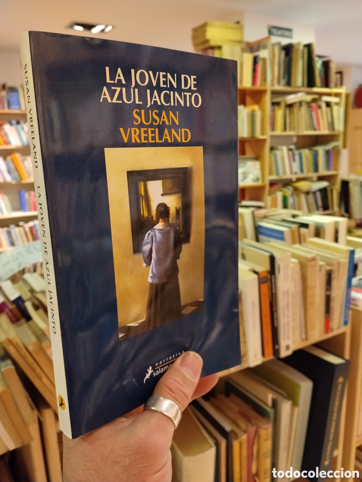 Libros de segunda mano: La joven de azul jacinto - Susan Vreeland - Foto 1