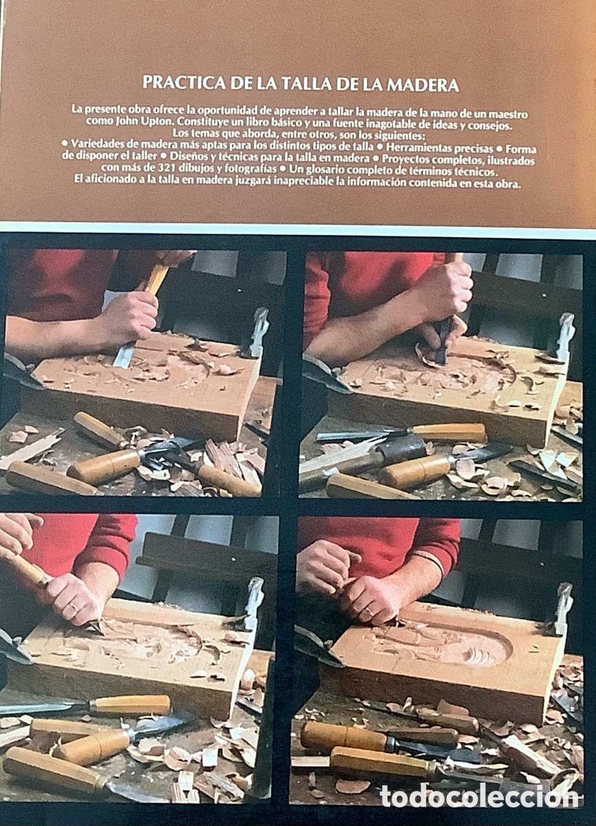 Libros de segunda mano: Practica de la talla de la madera - Foto 2