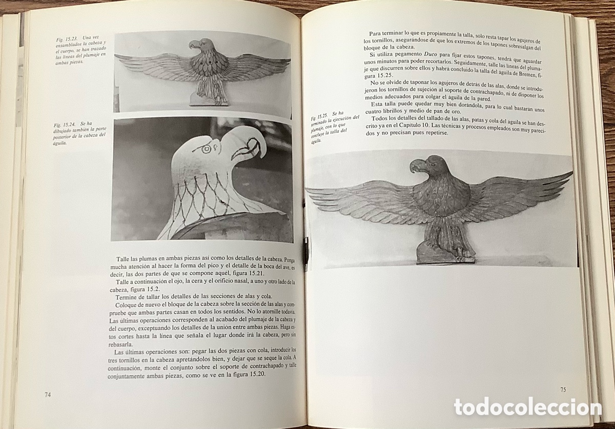Libros de segunda mano: Practica de la talla de la madera - Foto 3