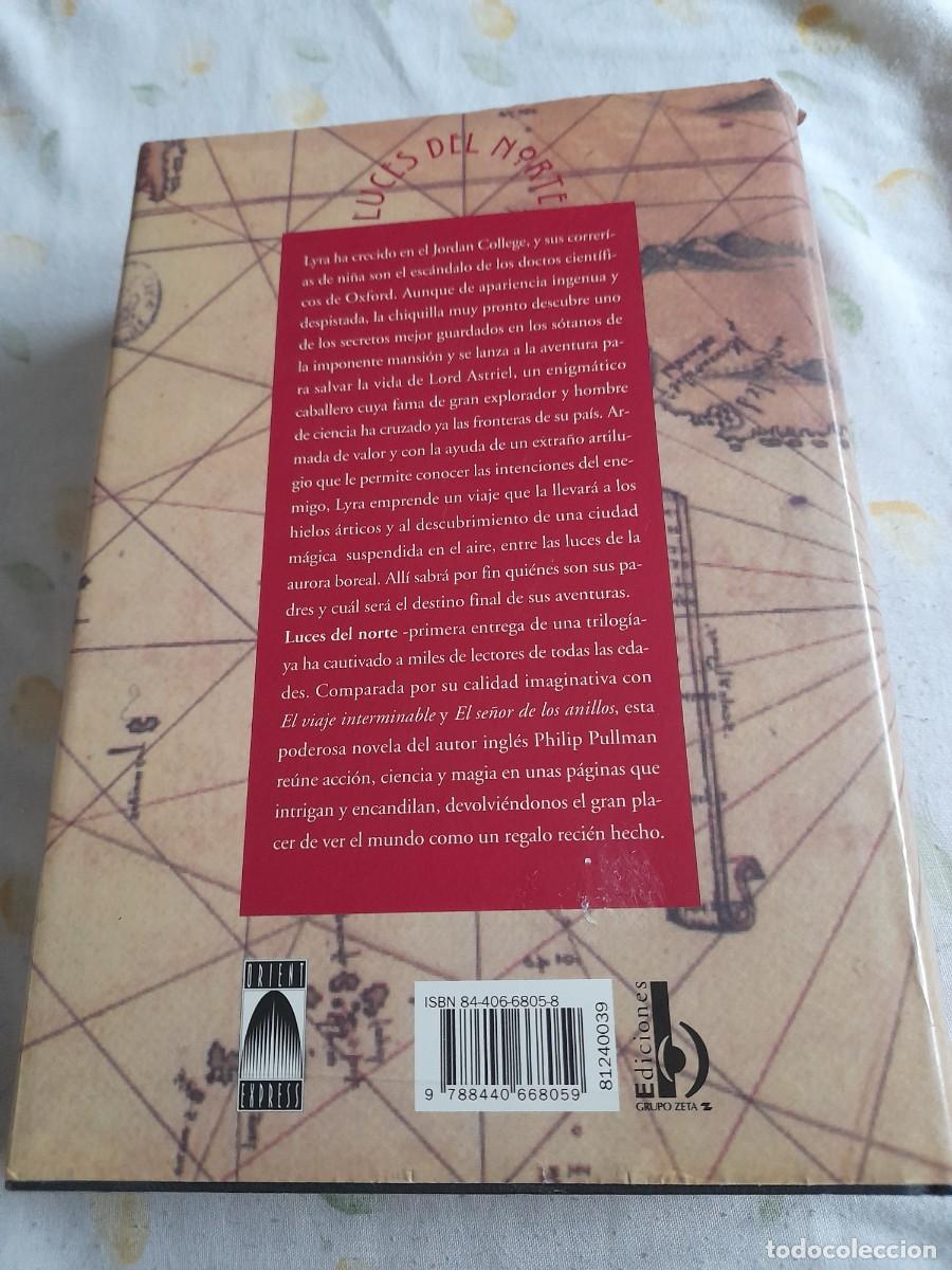 Libros de segunda mano: Libro Luces del Norte, primer libro de la Materia oscura de Philip Pullman - Foto 2
