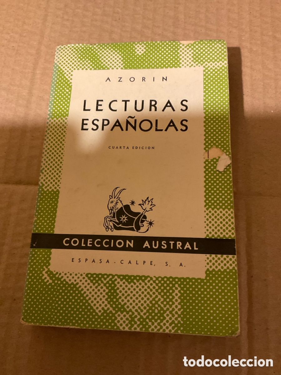 Libros de segunda mano: COLECCI&Oacute;N AUSTRAL. LECTURAS ESPA&Ntilde;OLAS. AZORIN. - Foto 1
