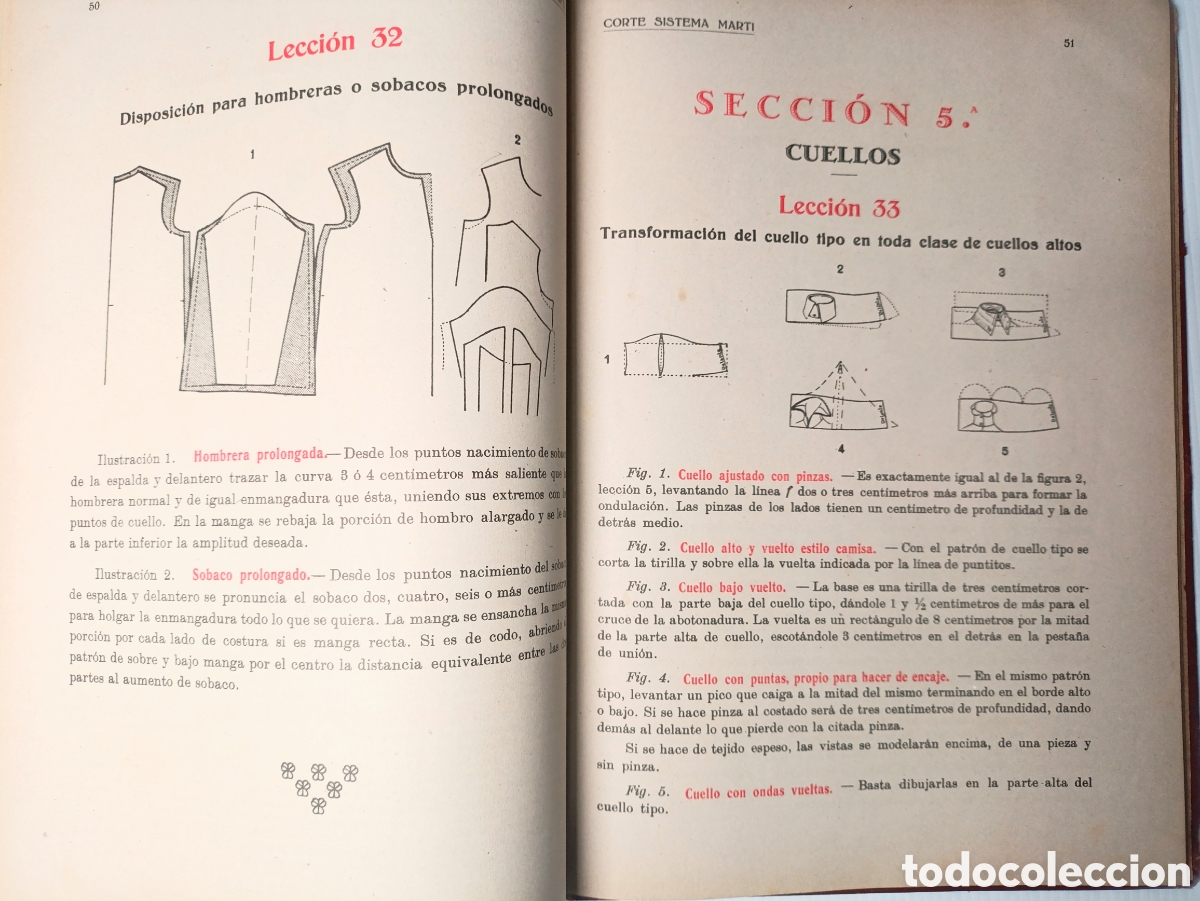 Libros de segunda mano: Libro CORTE SISTEMA MARTI .Modisteria A&ntilde;o 1942 - Foto 4