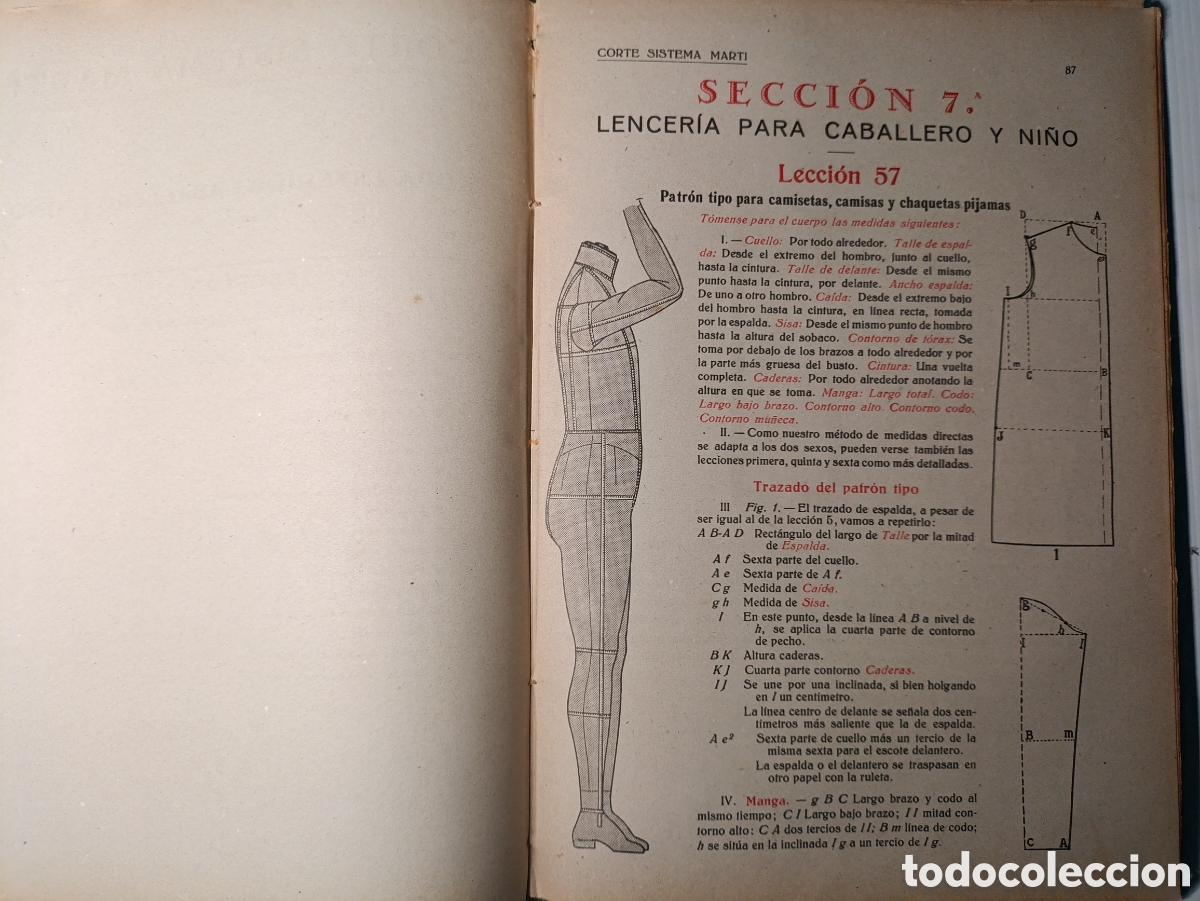 Libros de segunda mano: Libro CORTE SISTEMA MARTI . Lencer&iacute;a a&ntilde;o 1941 - Foto 6