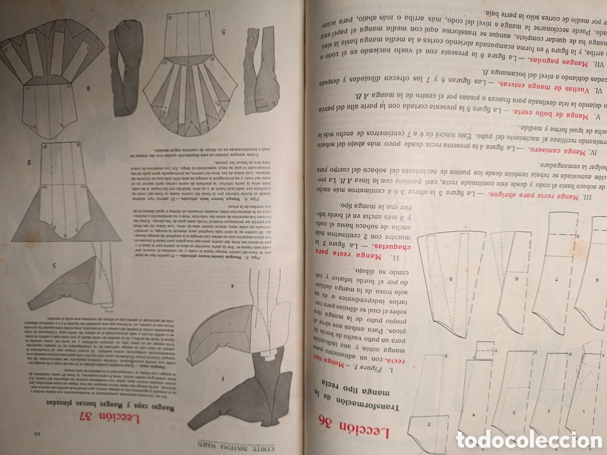 Libros de segunda mano: Libro CORTE SISTEMA MARTI . Sastreria 1940 - Foto 4