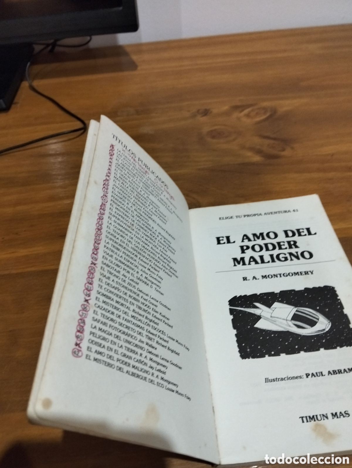 Libros de segunda mano: El Amo del poder Maligno 41. Timun Mas. - Foto 3