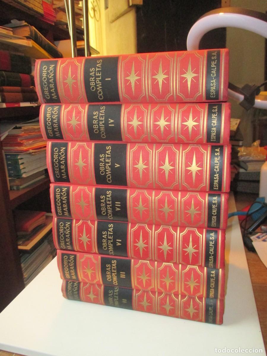 Libros de segunda mano: GREGORIO MARA&Ntilde;&Oacute;N Obras completas en 7 tomos W38131 - Foto 1