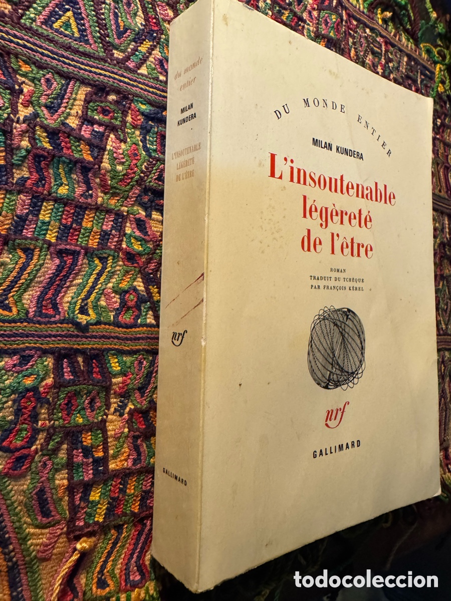 Libros de segunda mano: Milan Kundera Linsoutenable legeret&eacute; de l&ecirc;tre - Foto 2