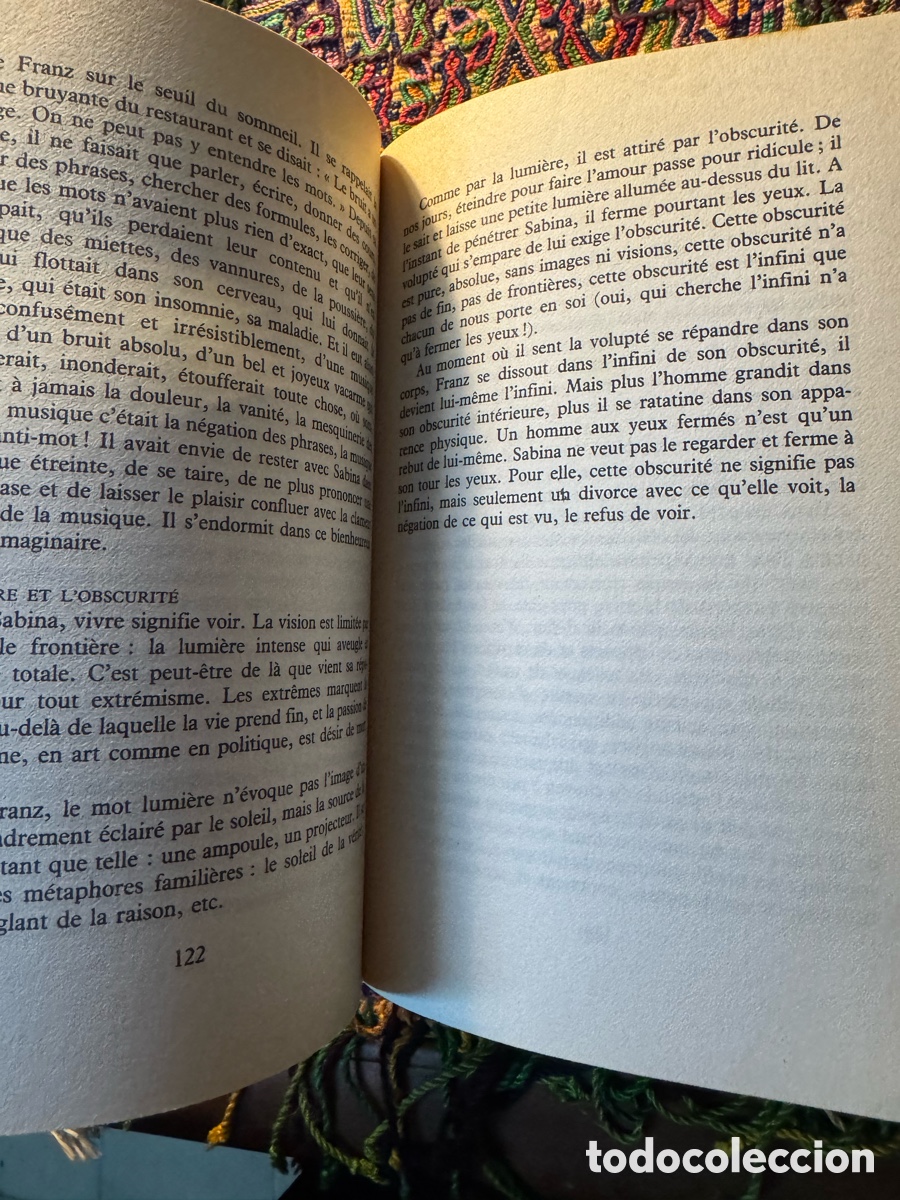 Libros de segunda mano: Milan Kundera Linsoutenable legeret&eacute; de l&ecirc;tre - Foto 5