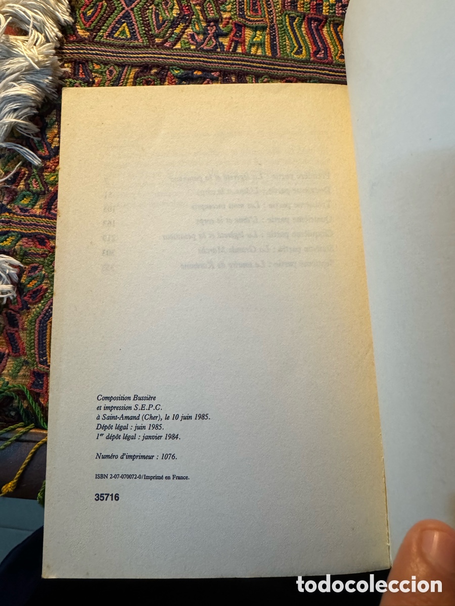 Libros de segunda mano: Milan Kundera Linsoutenable legeret&eacute; de l&ecirc;tre - Foto 8