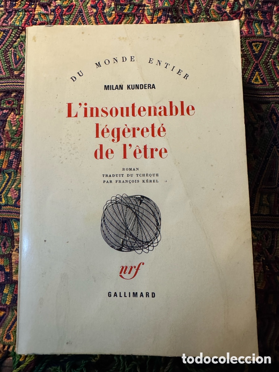Libros de segunda mano: Milan Kundera Linsoutenable legeret&eacute; de l&ecirc;tre - Foto 1