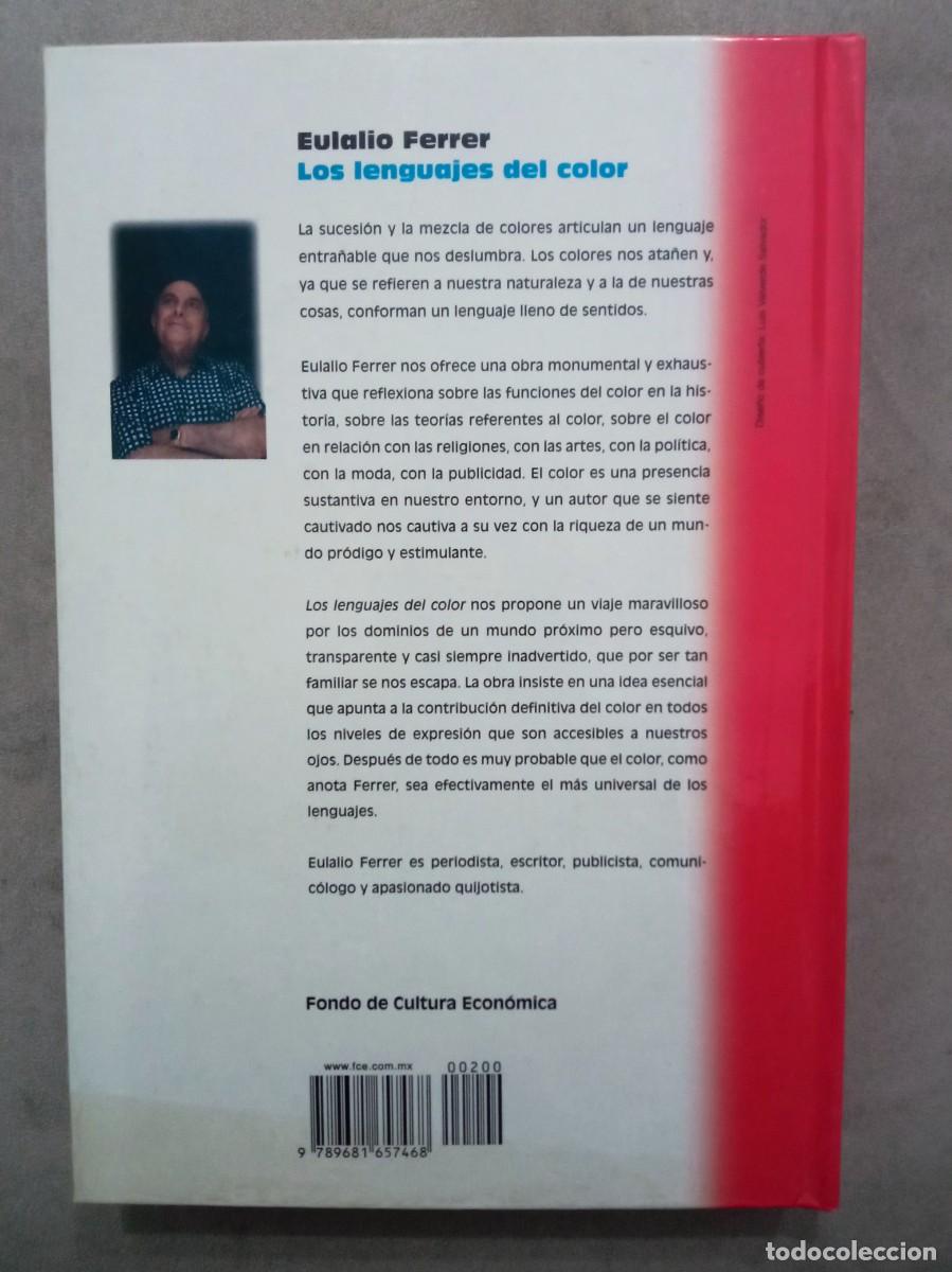 Libros de segunda mano: Eulalio Ferrer. Los lenguajes del color. Pr&oacute;logo de Jos&eacute; Hierro - Foto 4