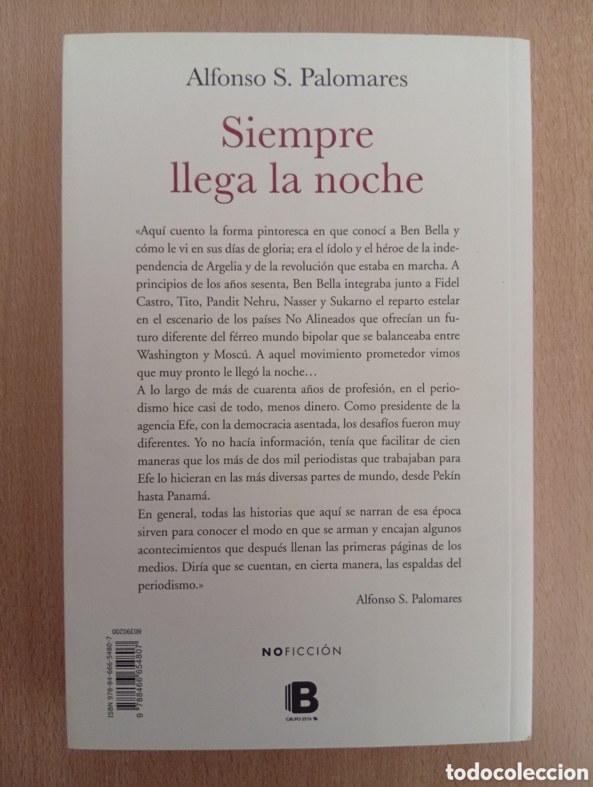 Libros de segunda mano: SIEMPRE LLEGA LA NOCHE. Alfonso S. Palomares - Foto 2