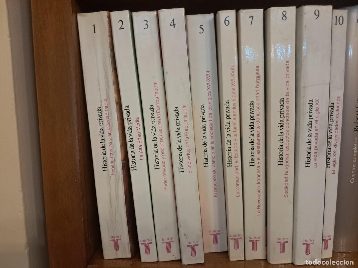 Libros de segunda mano: Historia de la vida privada 10 tomos - Foto 2