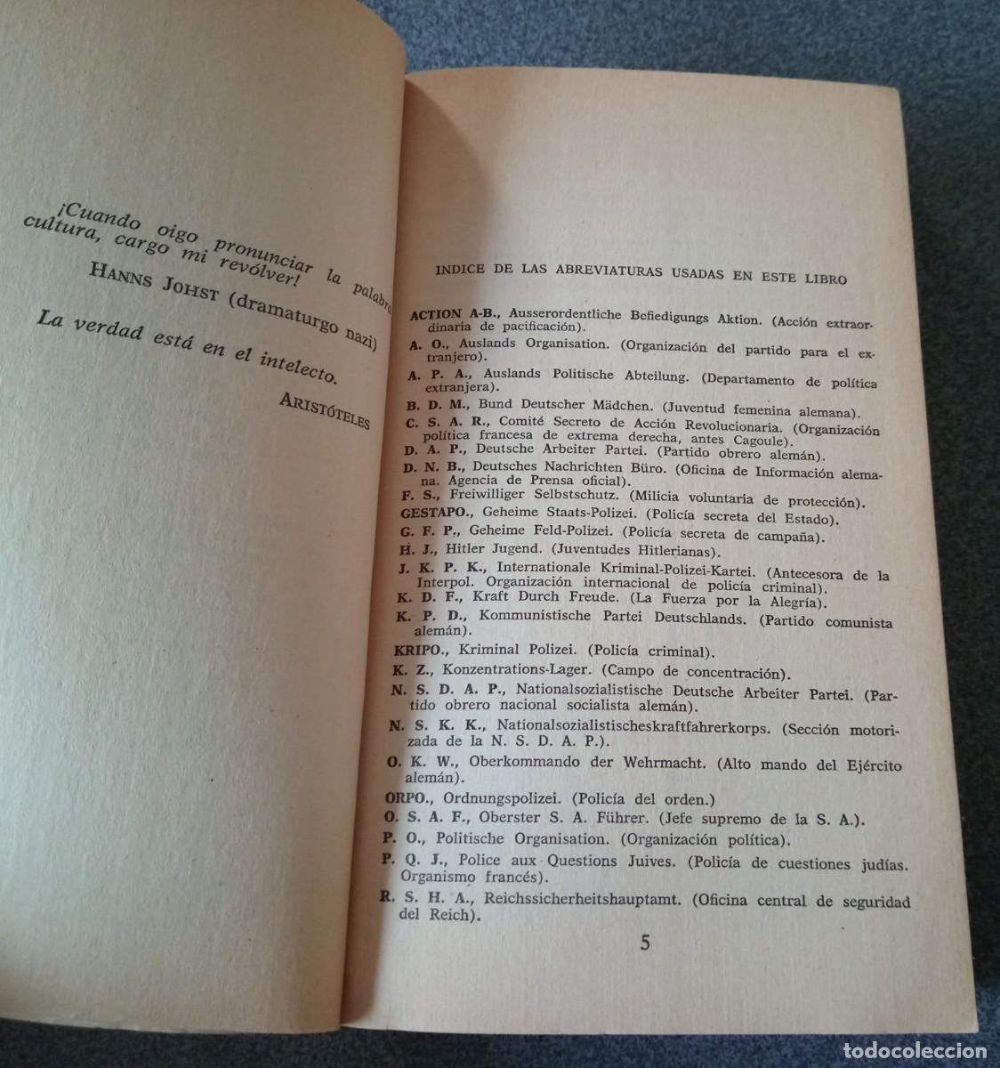 Libros de segunda mano: La Gestapo Jacques Delarue - Foto 5
