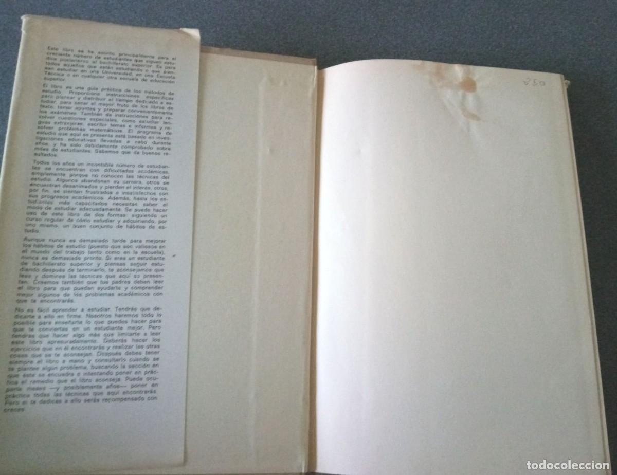 Libros de segunda mano: Como Estudiar Clifford T.Morgan James Deese - Foto 3
