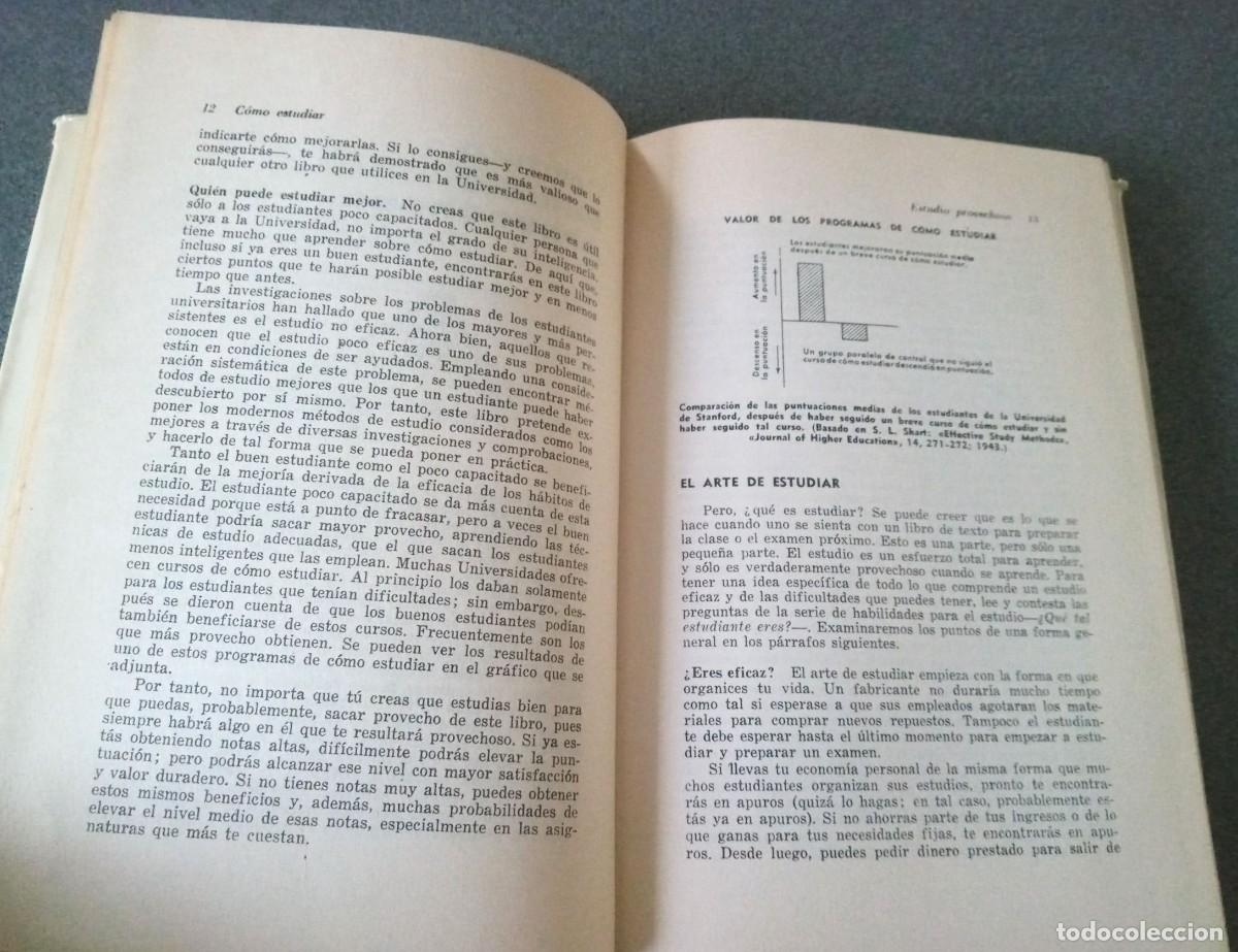 Libros de segunda mano: Como Estudiar Clifford T.Morgan James Deese - Foto 8