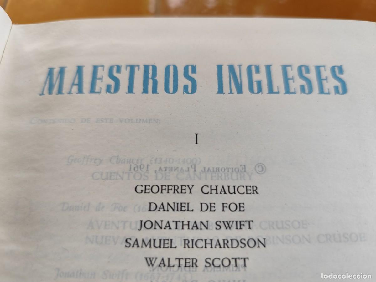 Libros de segunda mano: MAESTROS INGLESES (I) / VVAA / GARA 112 / PLANETA - Foto 4