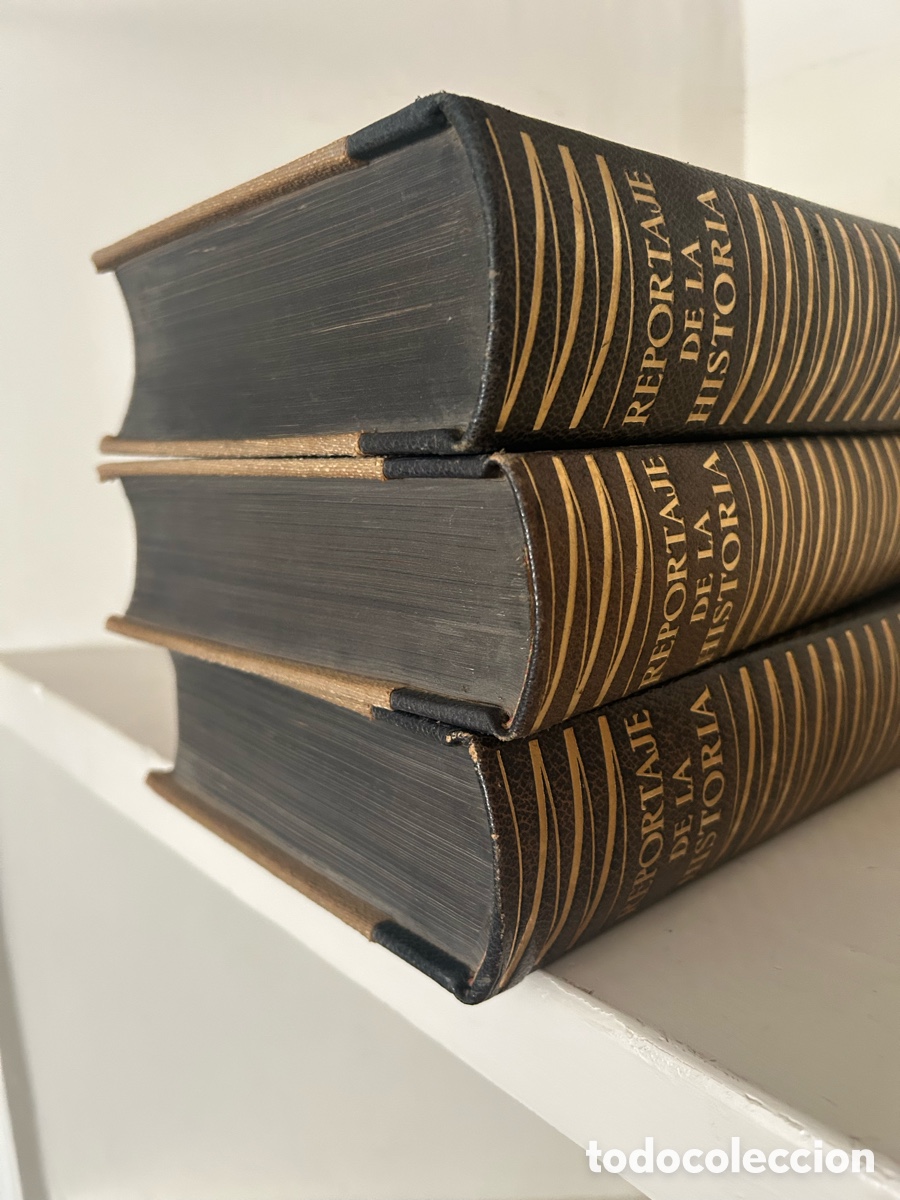 Libros de segunda mano: REPORTAJE DE LA HISTORIA, Martin de Riquer. 3 TOMOS - Foto 3
