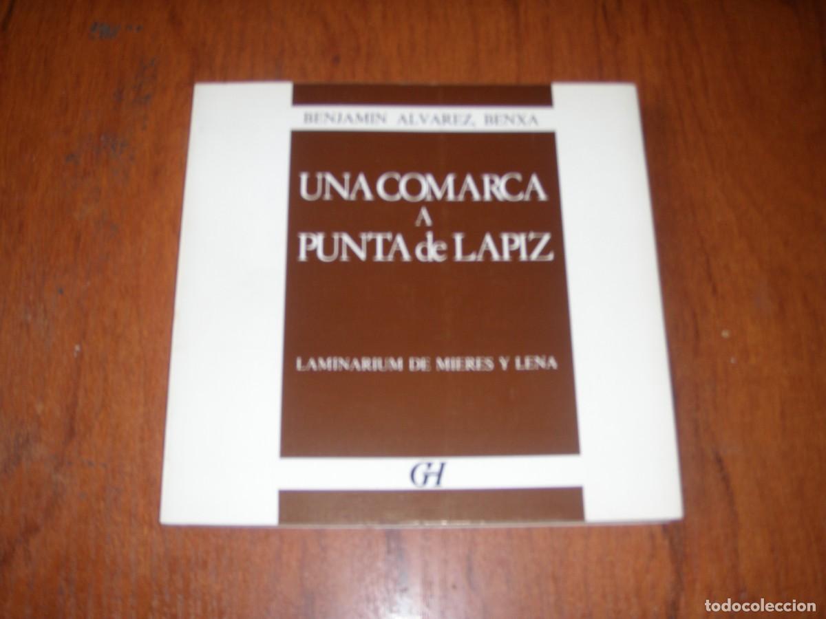 Libros de segunda mano: UNA COMARCA A PUNTA DE LAPIZ LAMINARIUM DE MIERES Y LENA - Foto 1