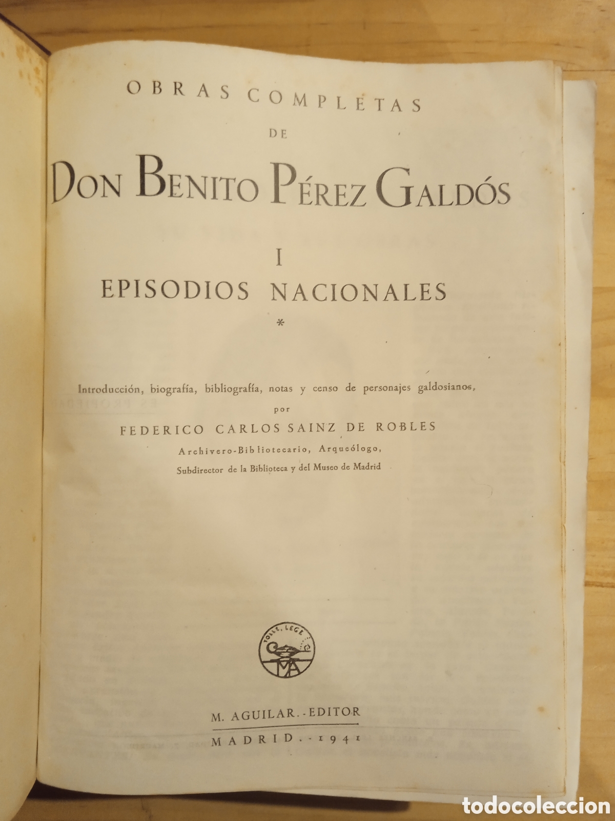 Libros de segunda mano: Obras Completas P&eacute;rez Gald&oacute;s Aguilar - Foto 9