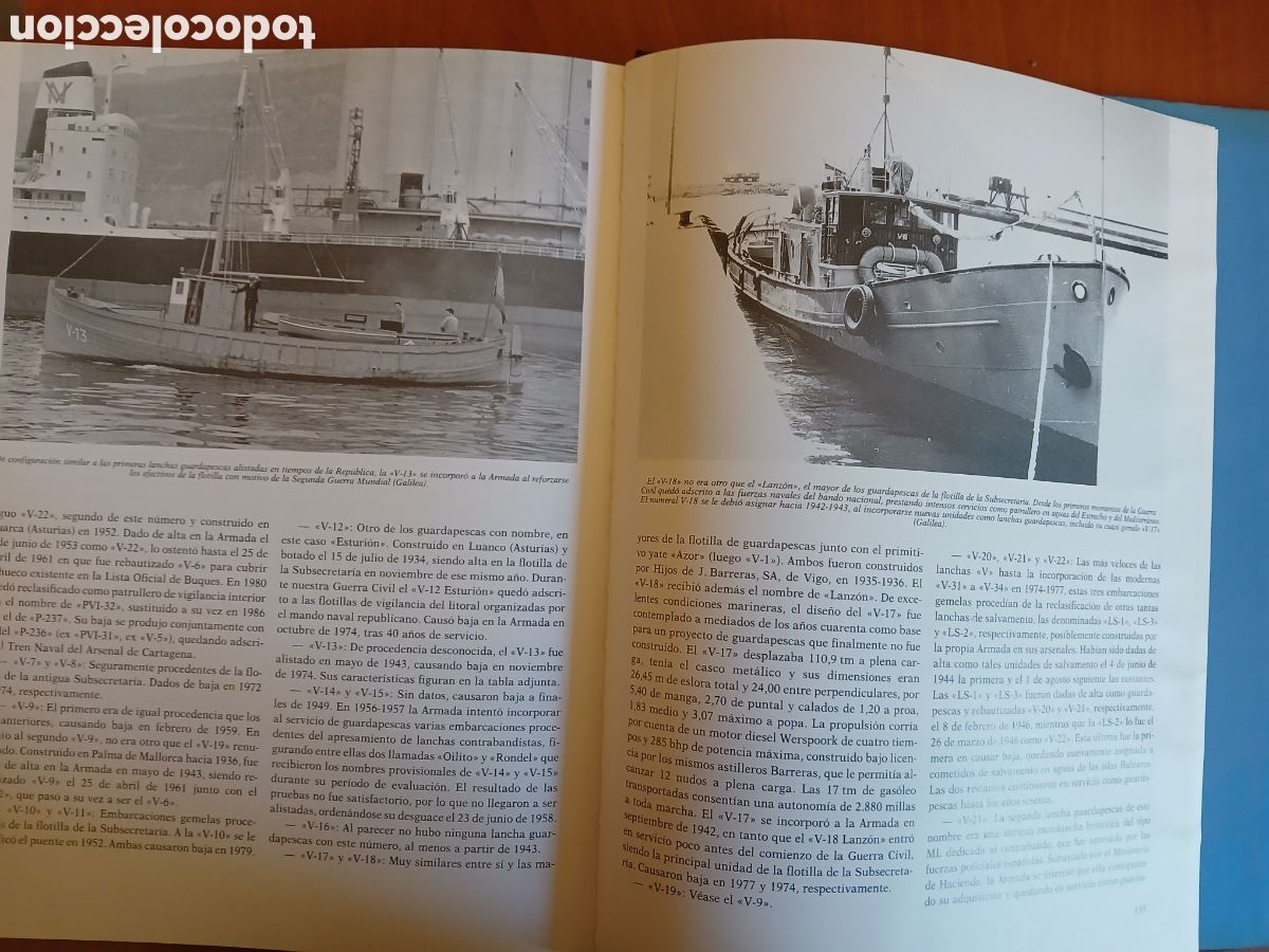 Libros de segunda mano: Buques de la Armada Espa&ntilde;ola. Juan Luis Coello Lillo. - Foto 5