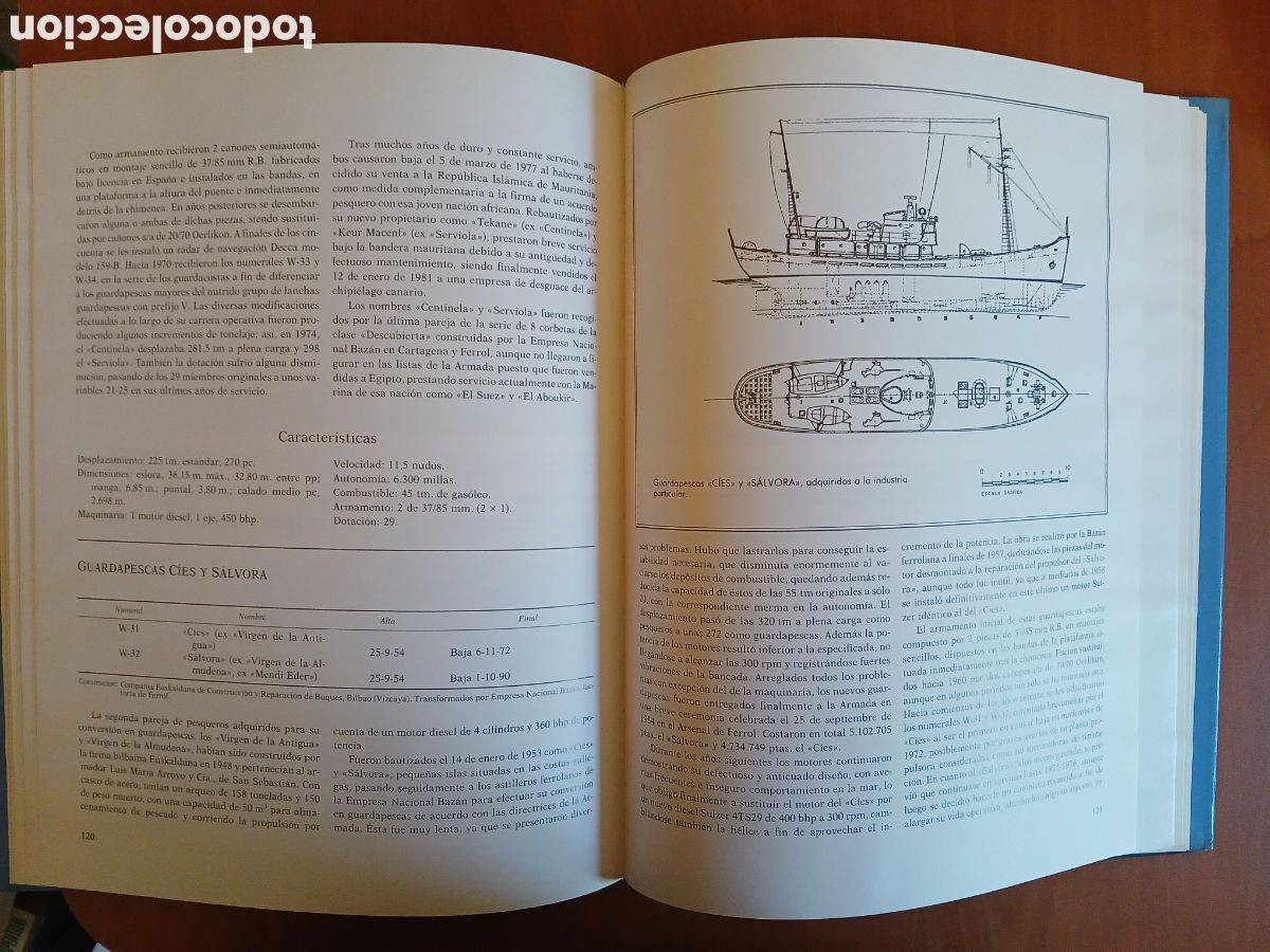 Libros de segunda mano: Buques de la Armada Espa&ntilde;ola. Juan Luis Coello Lillo. - Foto 9