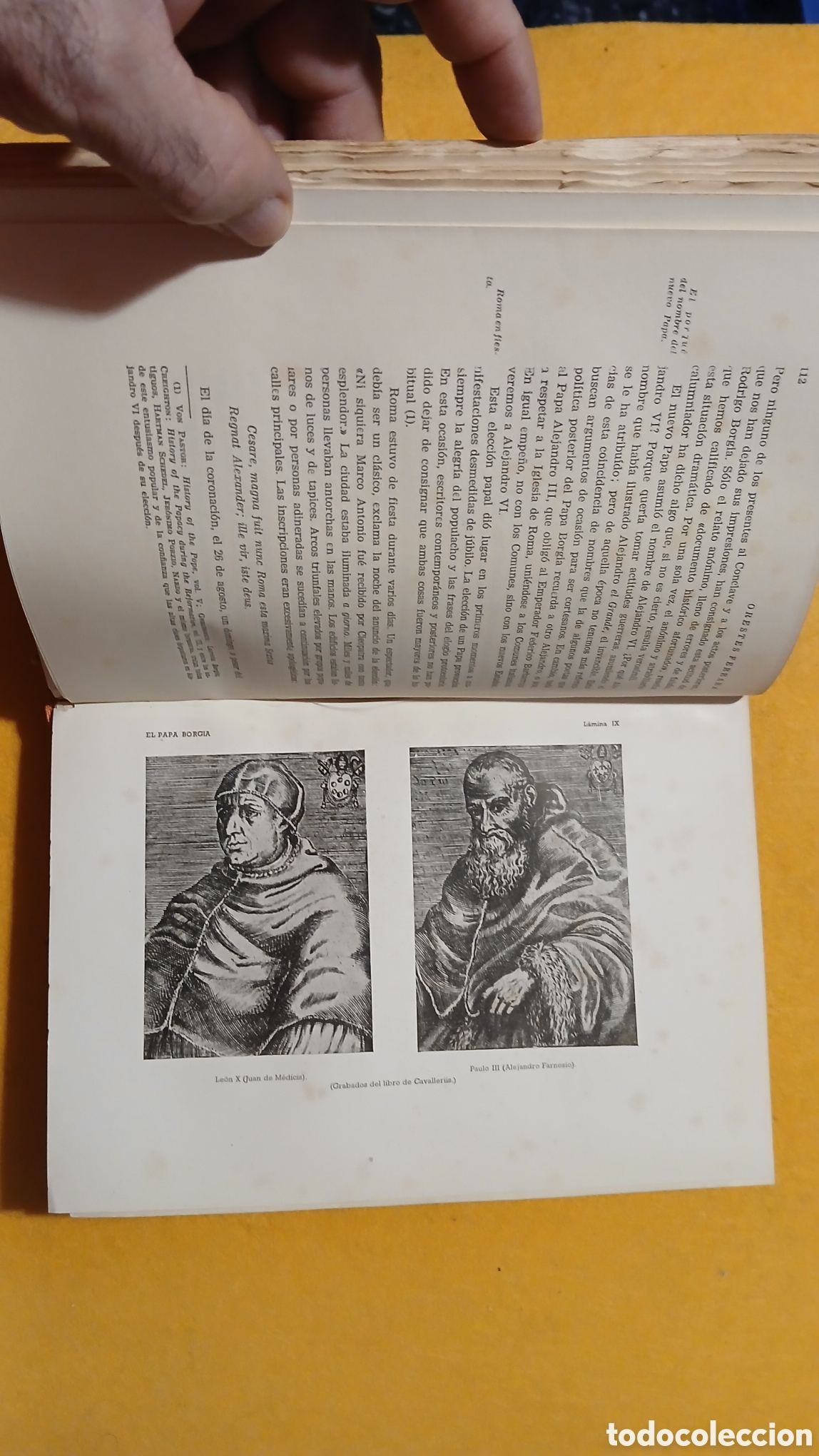 Libros de segunda mano: El Papa Borgia, Orestes Ferrara - Foto 4