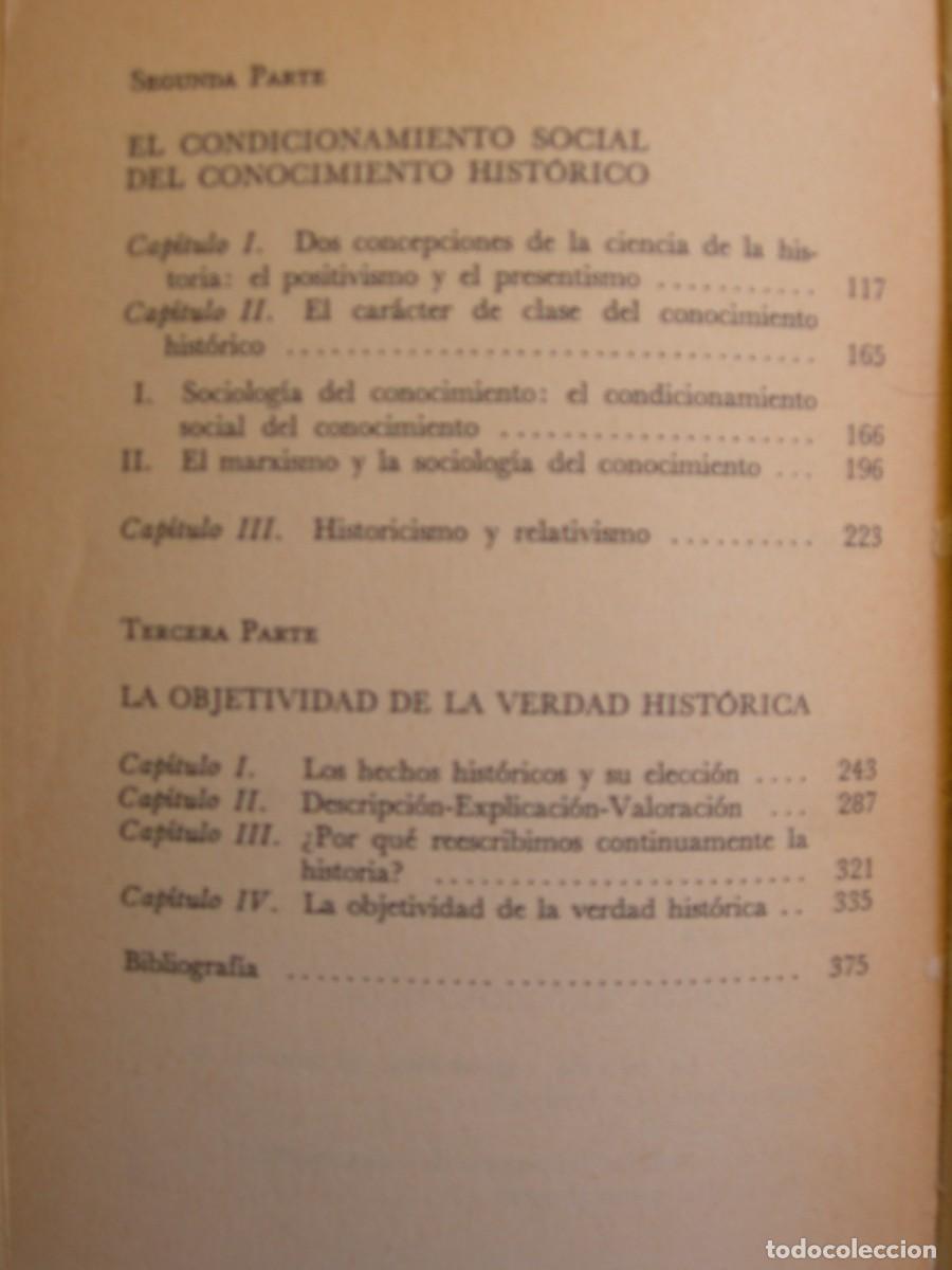 Libros de segunda mano: HISTORIA Y VERDAD / ADAM SCHAFF / HISTORIA - Foto 3