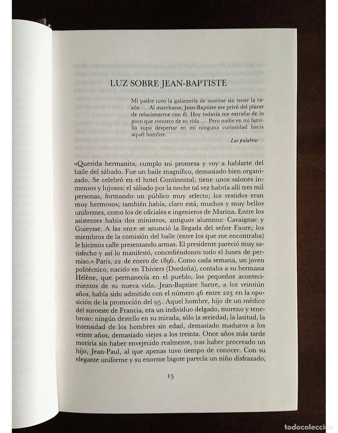 Libros de segunda mano: SARTRE. COHEN-SOLAL, Annie. Editorial Edhasa. 1990. - Foto 3