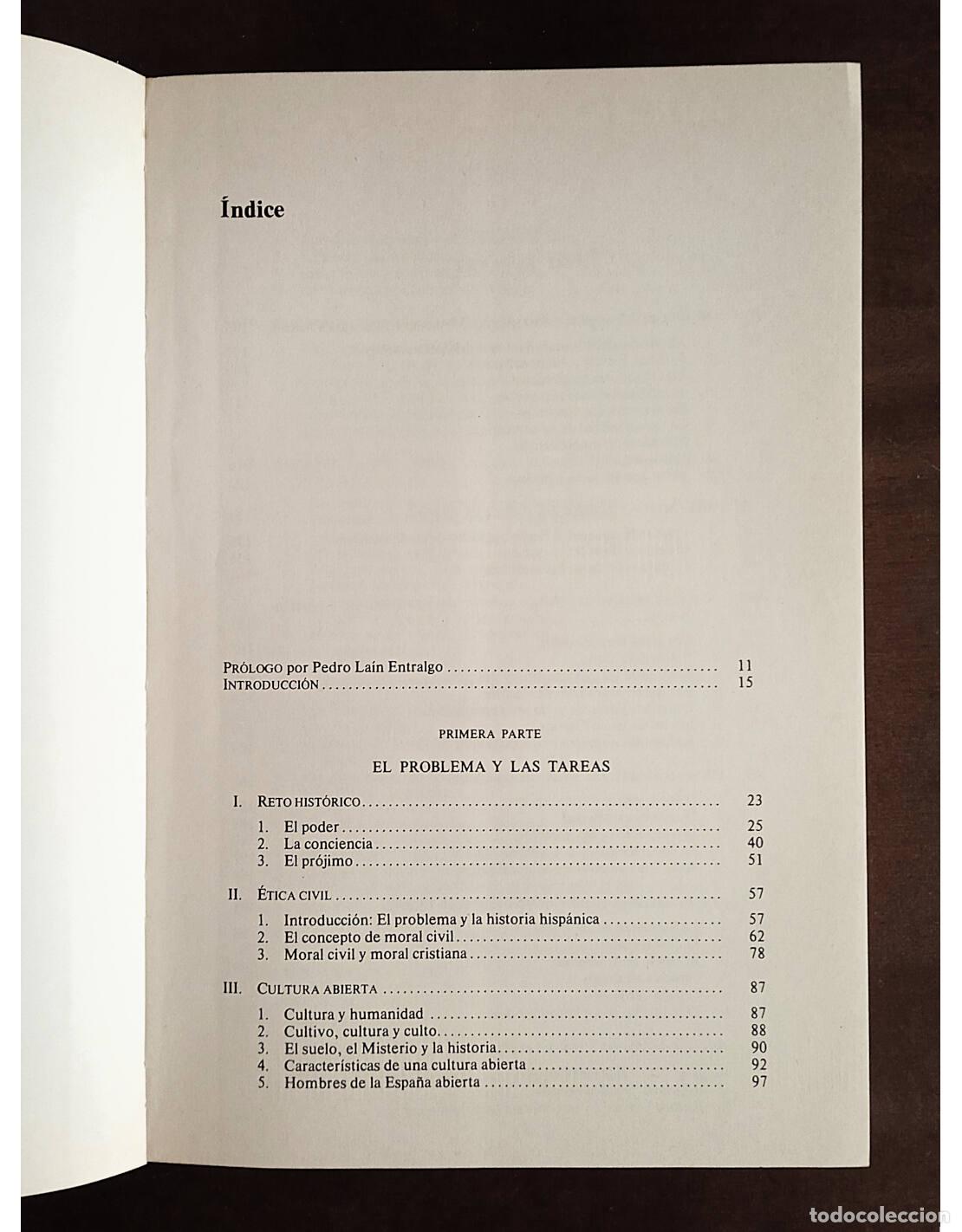 Libros de segunda mano: EL PODER Y LA CONCIENCIA. GONZ&Aacute;LEZ DE CARDEDAL, Olegario. Editorial Espasa-Calpe. 1984. - Foto 3