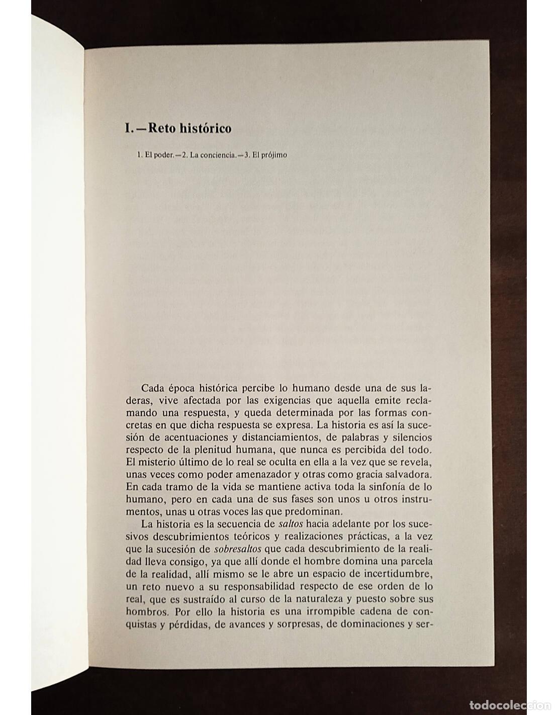 Libros de segunda mano: EL PODER Y LA CONCIENCIA. GONZ&Aacute;LEZ DE CARDEDAL, Olegario. Editorial Espasa-Calpe. 1984. - Foto 4