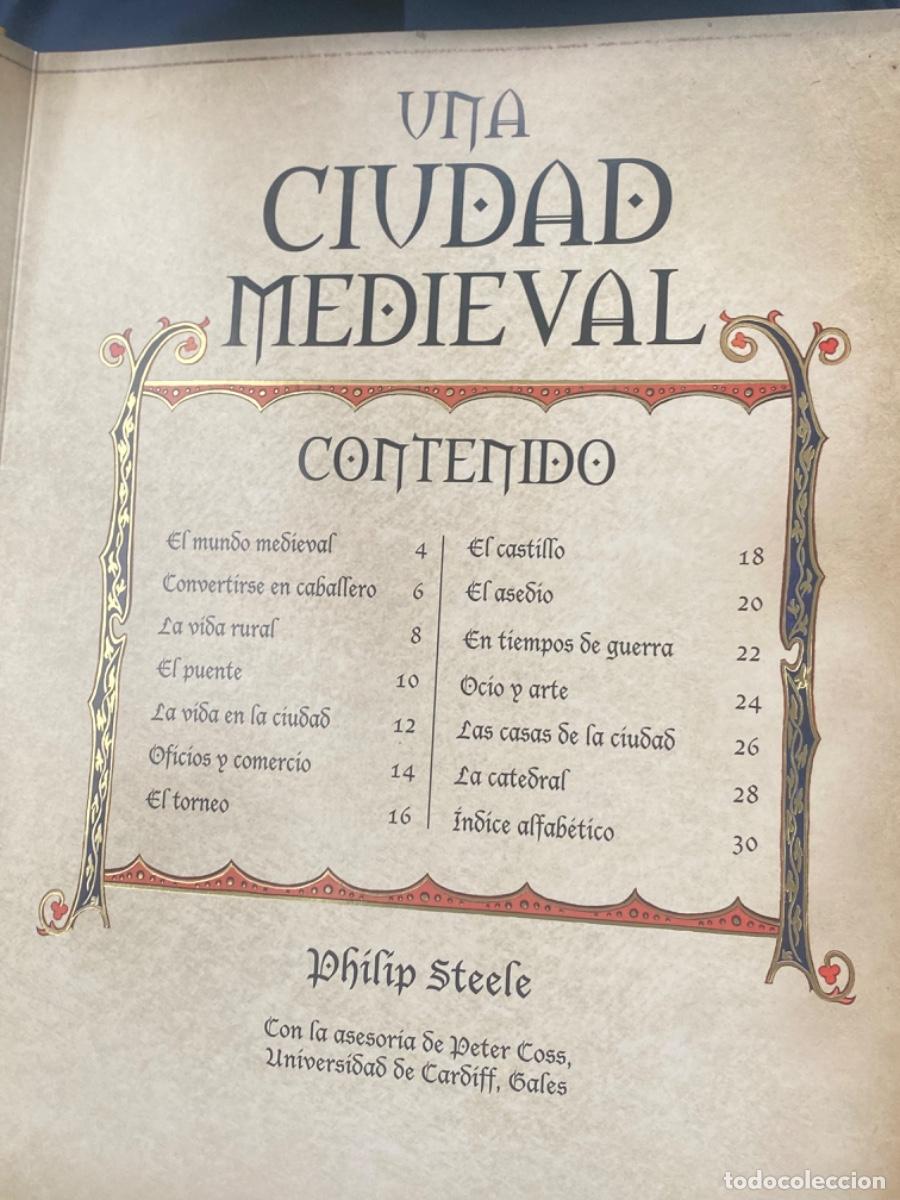 Libros de segunda mano: UNA CIUDAD MEDIEVAL LIBRO POP-UP - Foto 6