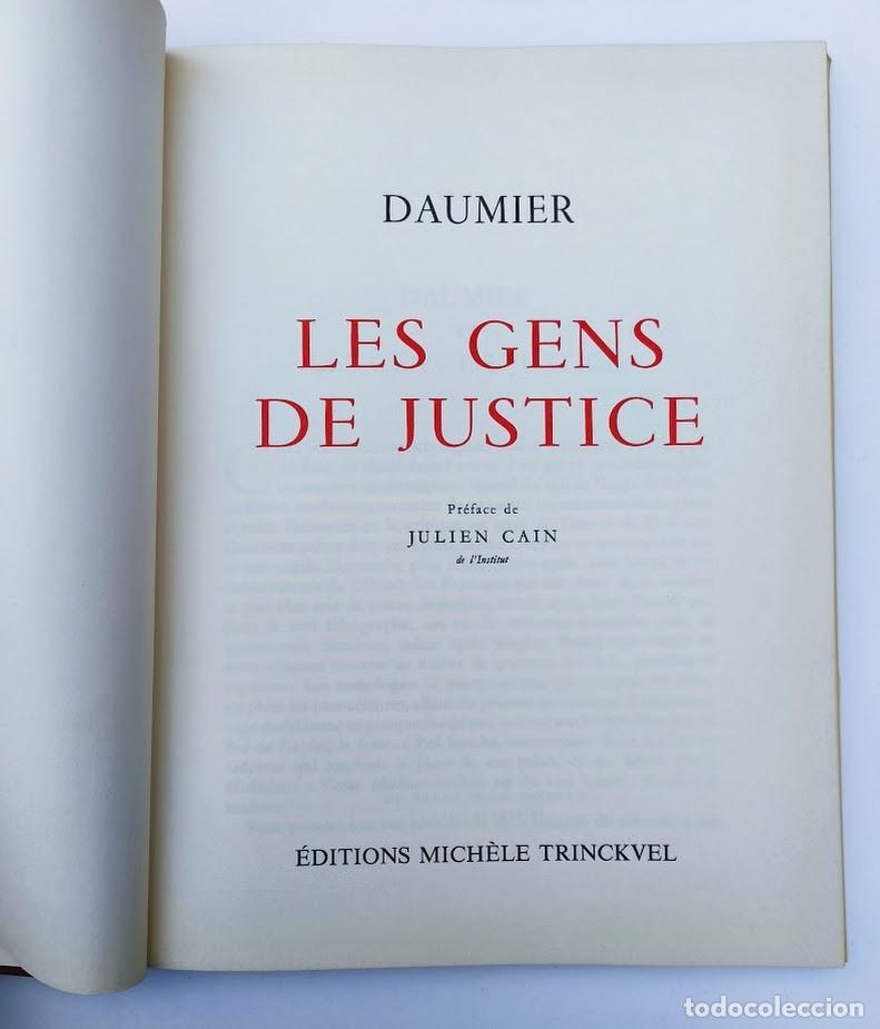 Libros de segunda mano: Honor&eacute; Daumier. Les Gens de Justice. 1993. - Foto 3