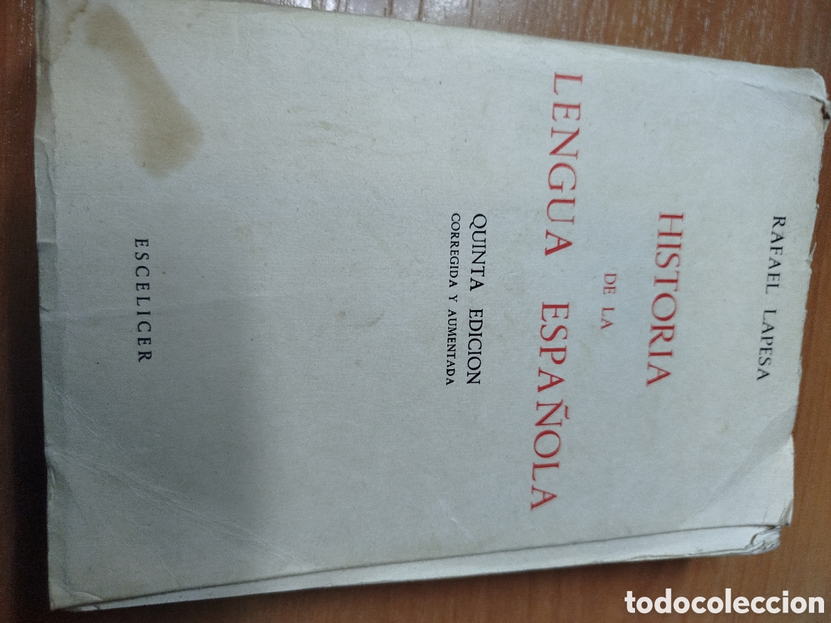 Libros de segunda mano: Historia de la lengua espa&ntilde;ola. Rafael lapesa. - Foto 1