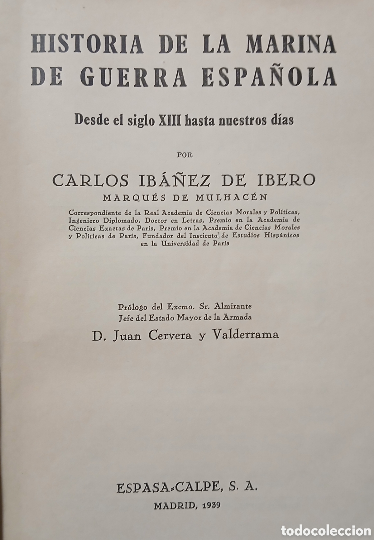 Libros de segunda mano: Historia de la Marina de Guerra Espa&ntilde;ola - Foto 2