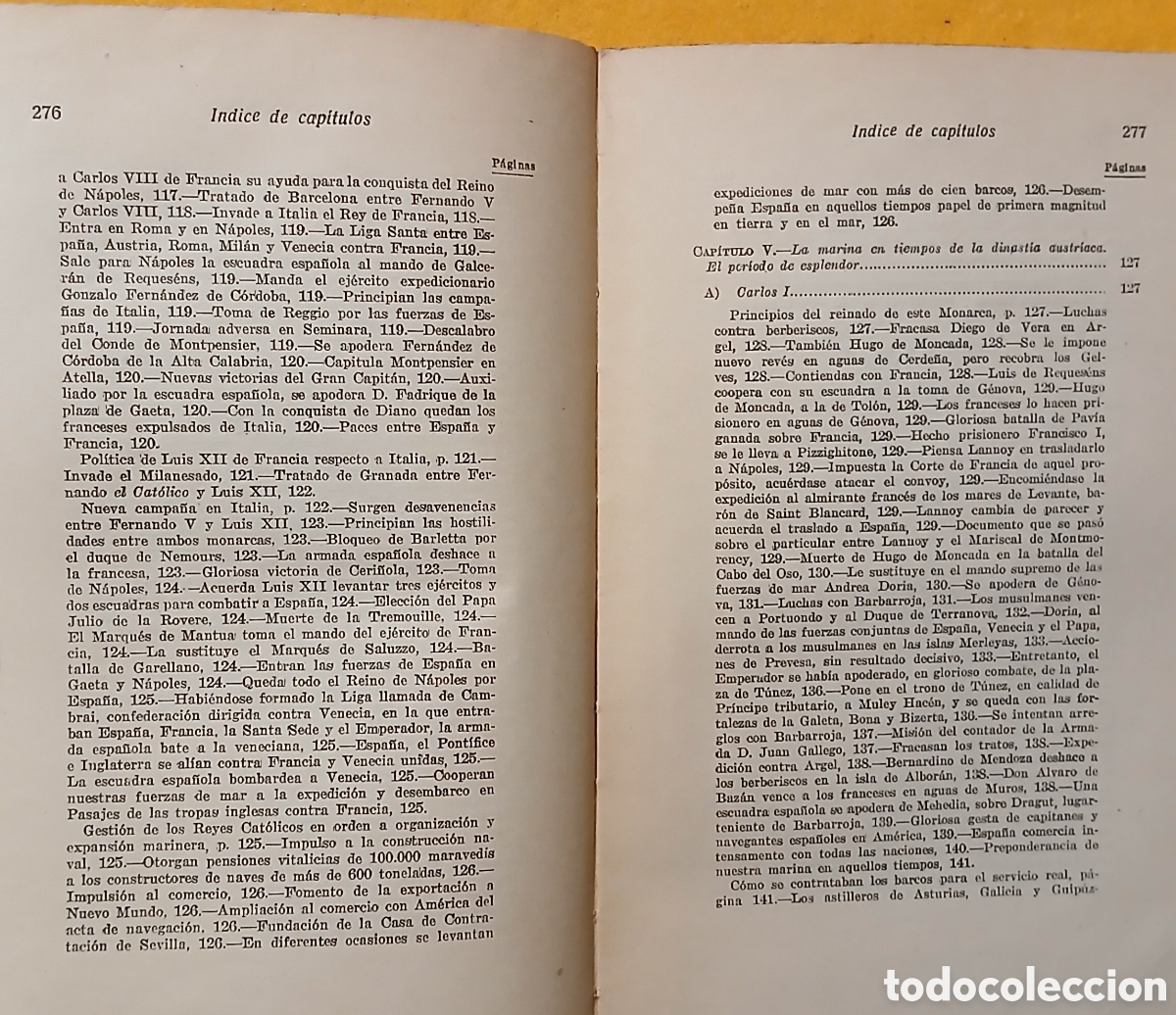 Libros de segunda mano: Historia de la Marina de Guerra Espa&ntilde;ola - Foto 6