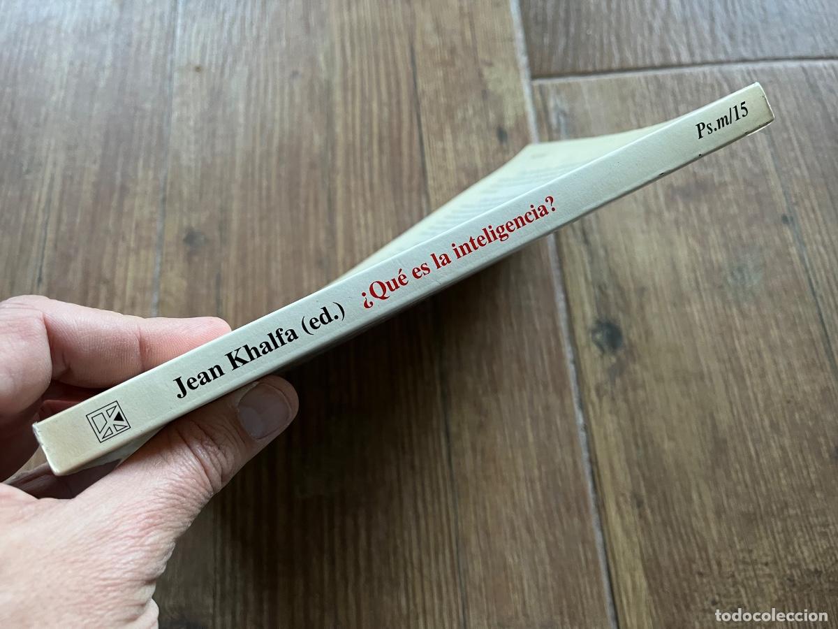 Libros de segunda mano: &iquest;QUE ES LA INTELIGENCIA? JEAN KHALFA - ALIANZA - Foto 2