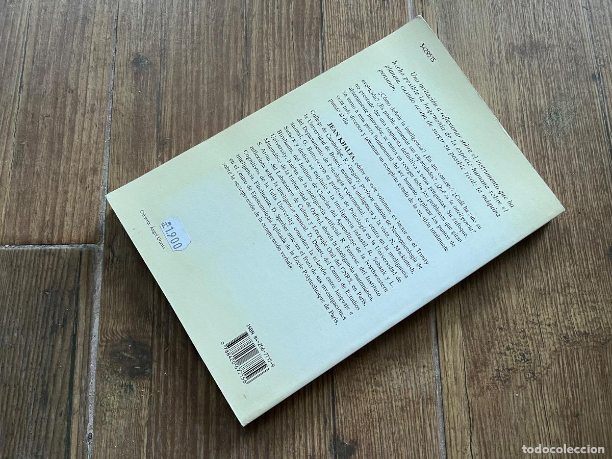 Libros de segunda mano: &iquest;QUE ES LA INTELIGENCIA? JEAN KHALFA - ALIANZA - Foto 3
