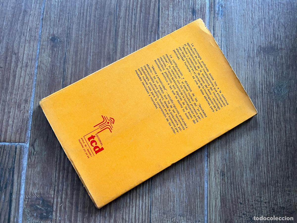 Libros de segunda mano: MENTE Y EMOTIVIDAD. JAVIER DEL AMO - Foto 3