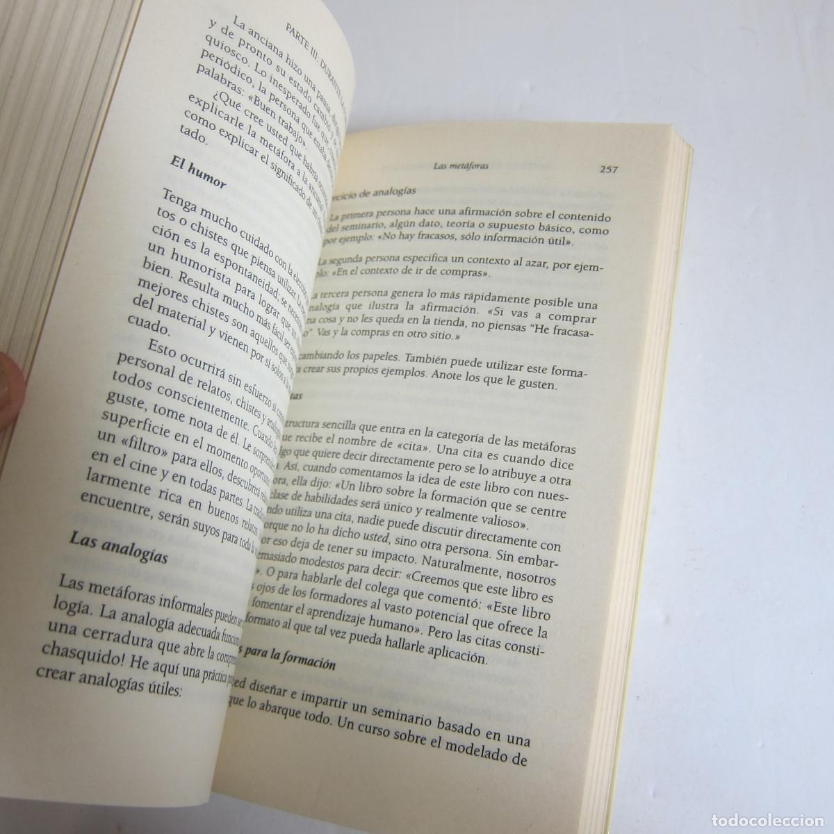 Libros de segunda mano: PNL PARA FORMADORES - JOSEPH O&acute;CONNOR (URANO) MANUAL - Foto 4